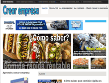 Tablet Screenshot of comocrearmiempresa.net